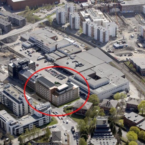 Flyfoto av Løren bydel